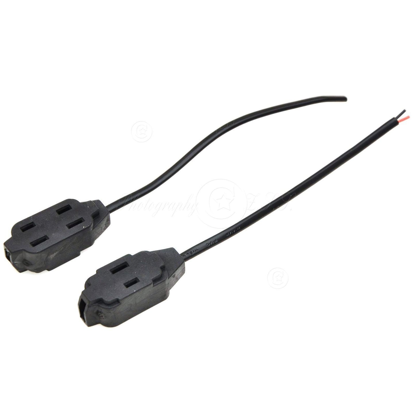 2x 1 To 3 Sockets Splitter CA/US Connector IP Camera Power Supply Adapter Plug