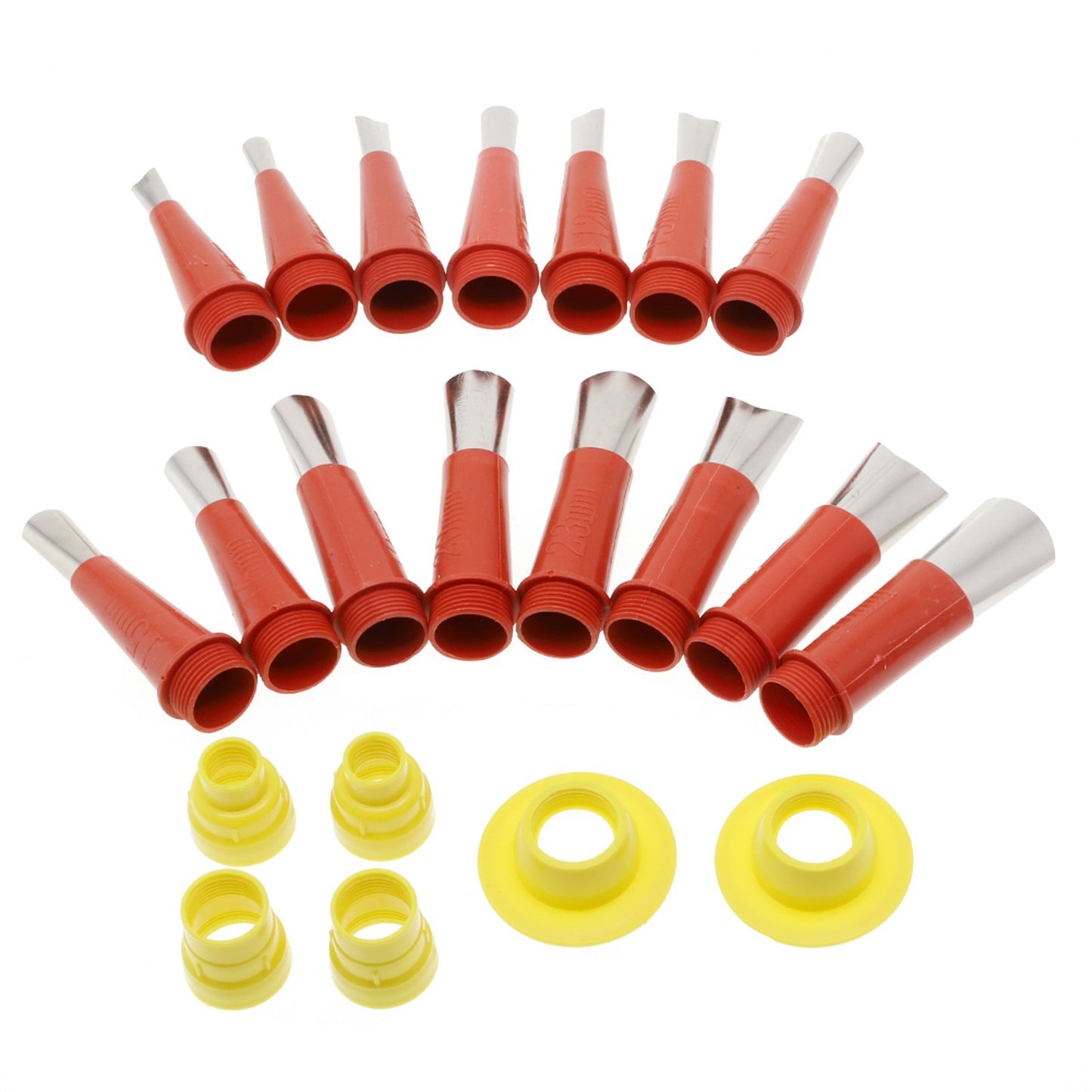 ?22x/set - Caulking Sealant Finisher Seam Seal Tool Stainless Steel Nozzle Kit?