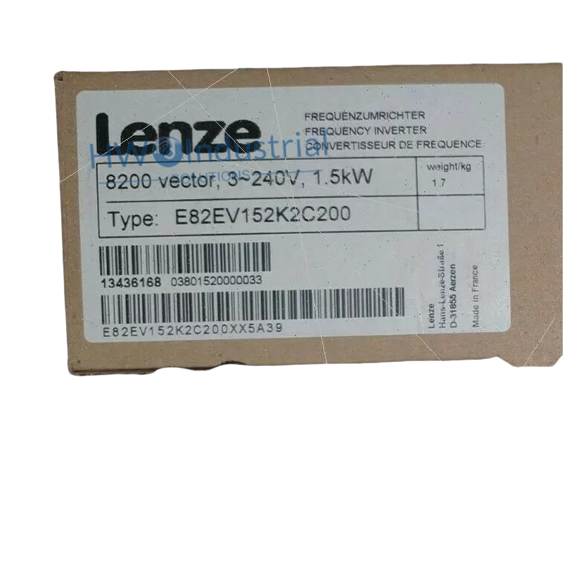 1/Piece  E82EV152K2C200 E82EV152_2C200 3-240V 1.5KW Lenze Inverter