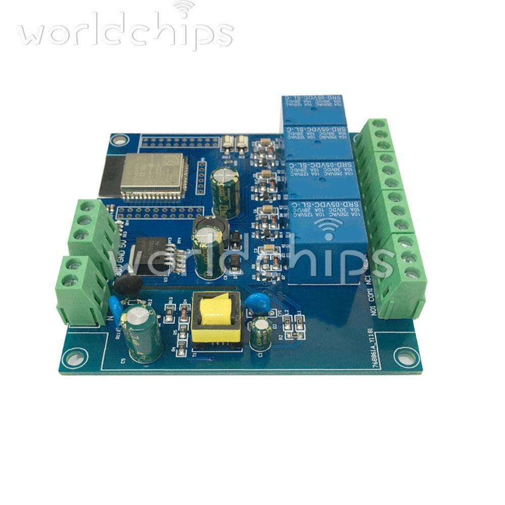 ESP32 WIFI Bluetooth 4-Channel Relay Module ESP32-WROOM Development Board