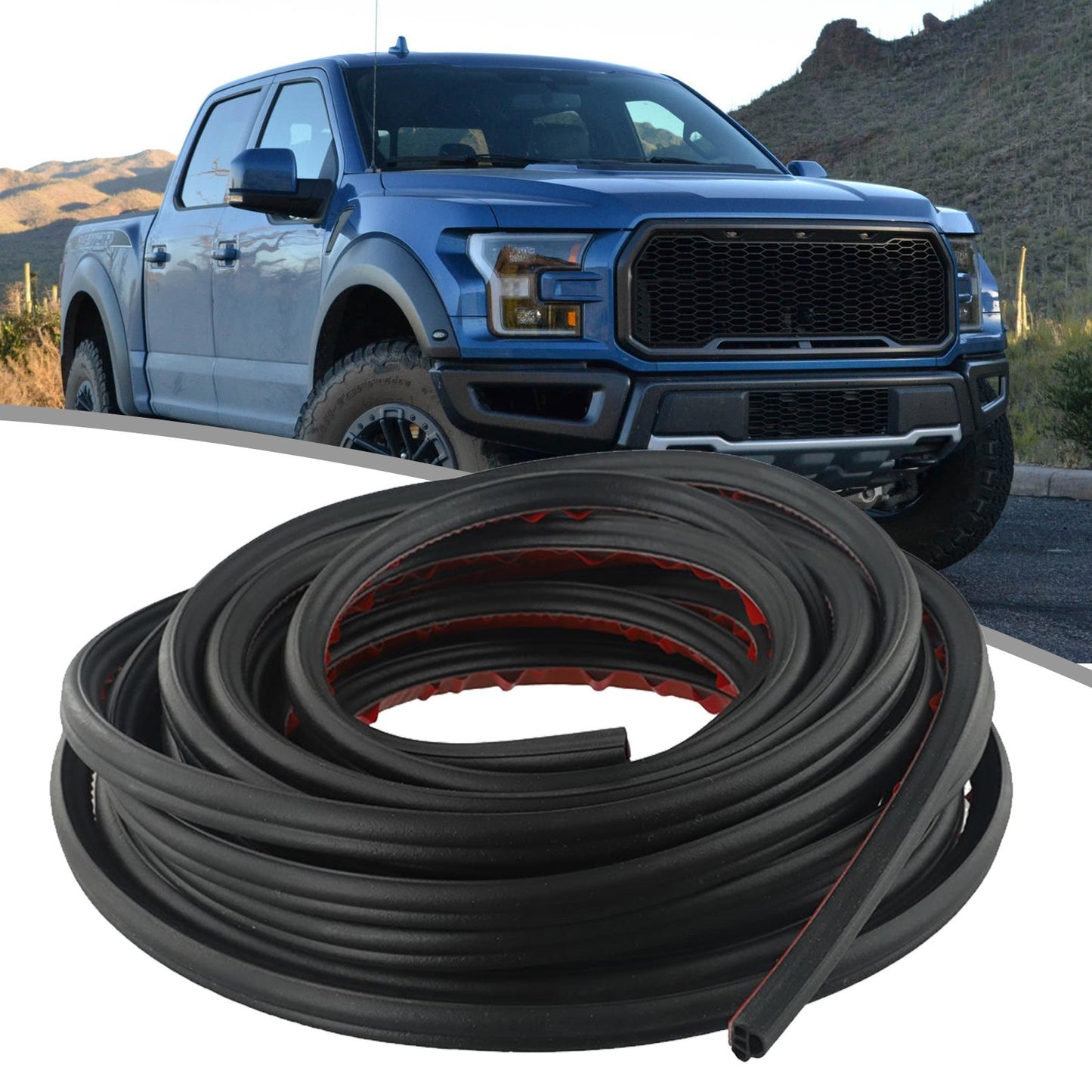 10M 2 Layer Seal Strip Car Door Trunk Weather Strip-Edge Moulding Parts//