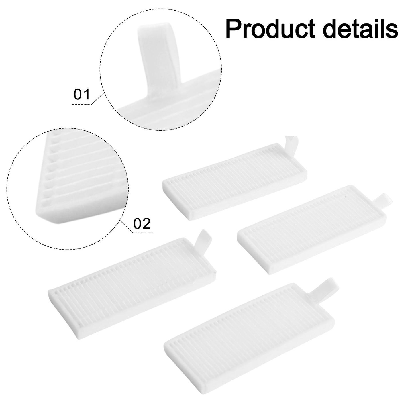 Comprehensive Replacement Set for Tapo RVA100 RV10 RV30 Vacuum Cleaners