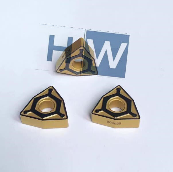 Box/10Pcs WNMG080404-PG SC4025 Circular Peach Shaped CNC Blade