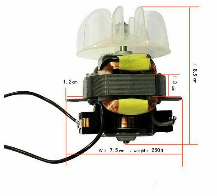 1500W-2000W Hair salon professional high-power hair dryer motor with fan 220v