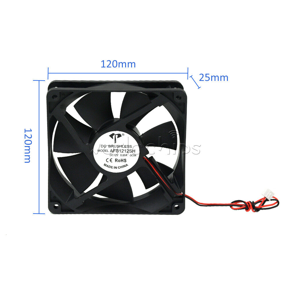 DC12V 12025 AFB1212SH 4710KL-04W-B56 FFB1212SH Ball Cooling Fan 9.6W