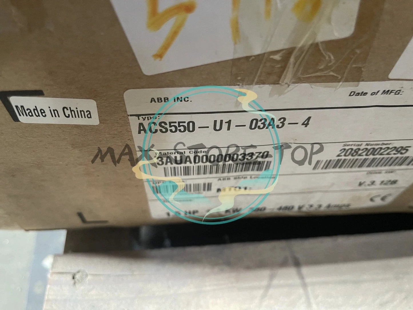 ABB ACS550-U1-03A3-4 1.5HP, 1.1KW, 480V, 3.3A, or UPS
