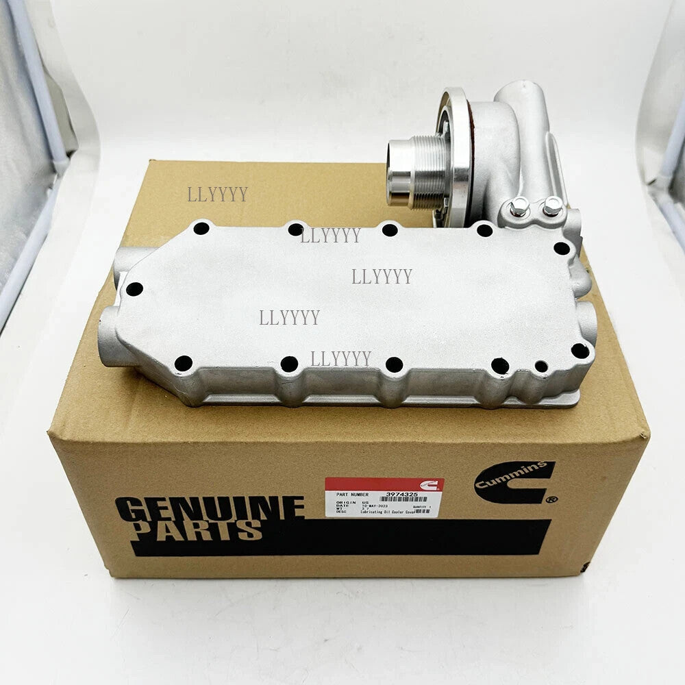 Oil Cooler Cover Filter Head For Cummins 6CT ISC QSC 8.3 ISL QSL 8.9  3974325