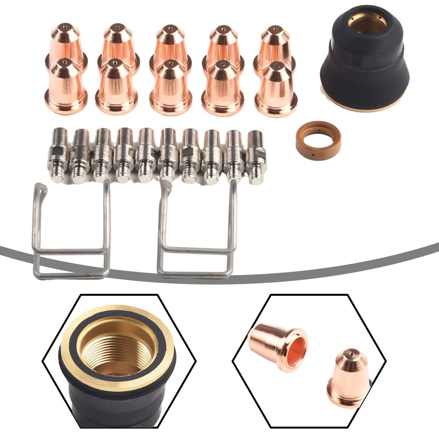 Plasma Torch Kit Plasma Cutter Set Accessories Plasma Nozzle Replacements