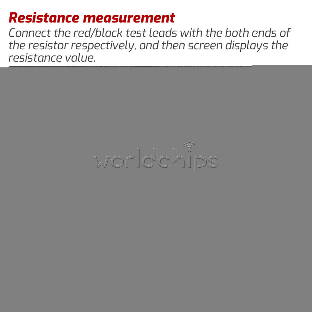 TA806A Multimeter Digital AC/DC Voltage Meter Automatic Resistance Tester