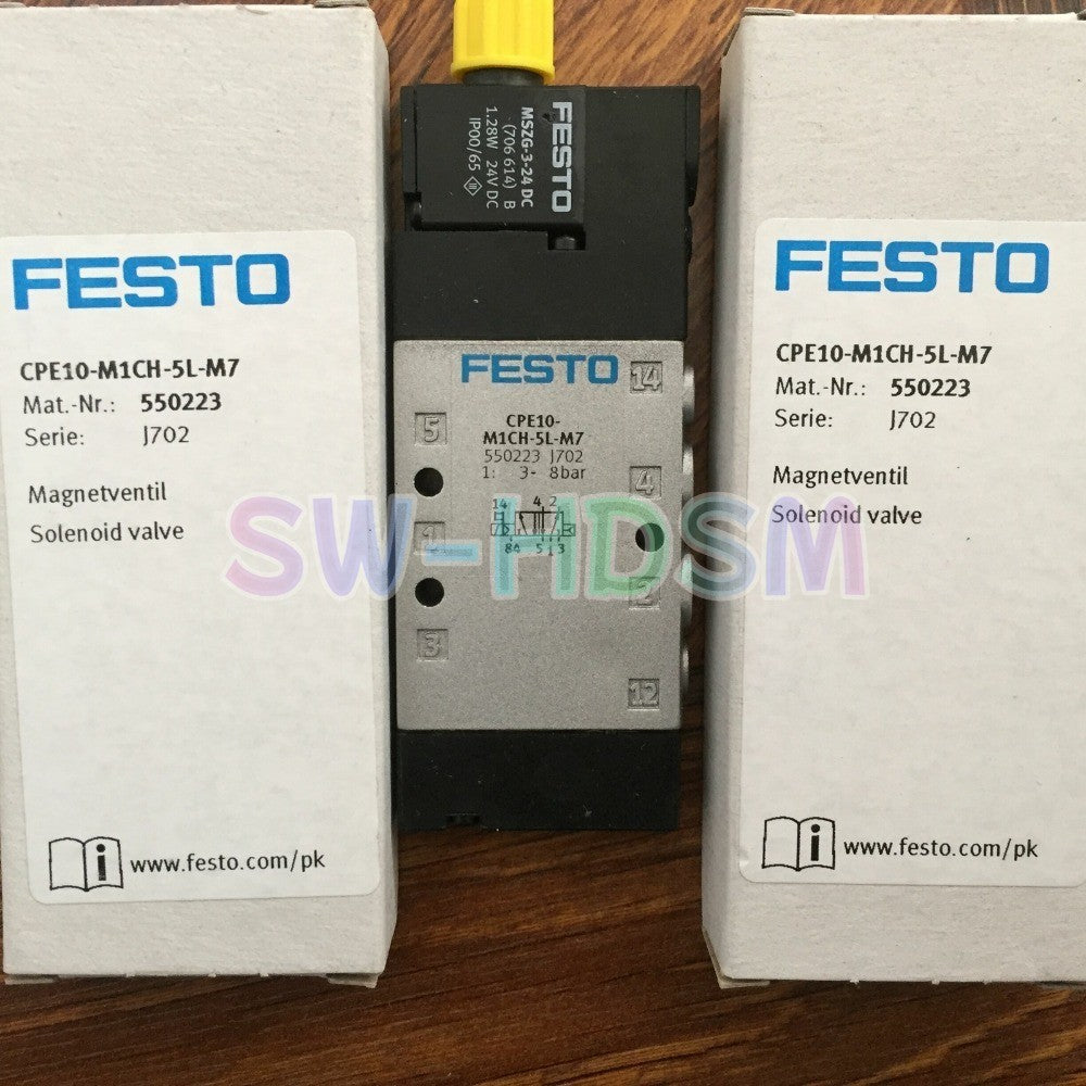 1PCS  for FESTO Solenoid Valve CPE10-M1CH-5L-M7 Freight Free