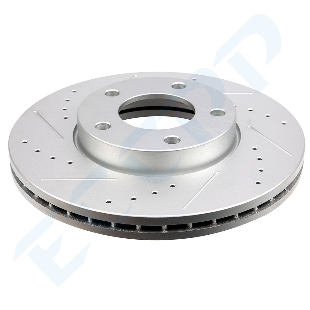 Front Brake Discs Rotors For 2004 2005 2006 2007 2009 2009 2010-2013 Mazda 3