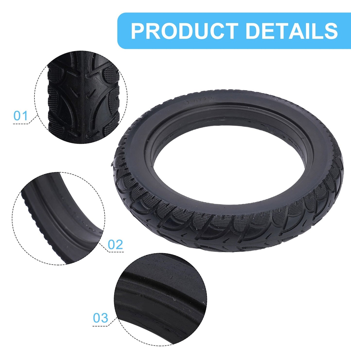 12 1/2*2 1/4(57-203)Air Punctureproof Tyre Electric Scooter Solid Tire