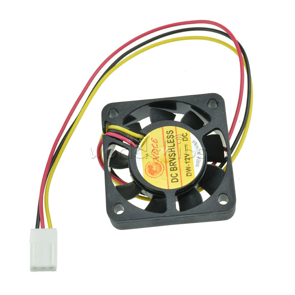 10Pcs 3-Pin Computer CPU Cooler Cooling Fan PC 4cm 40x40x10mm DC12V Module