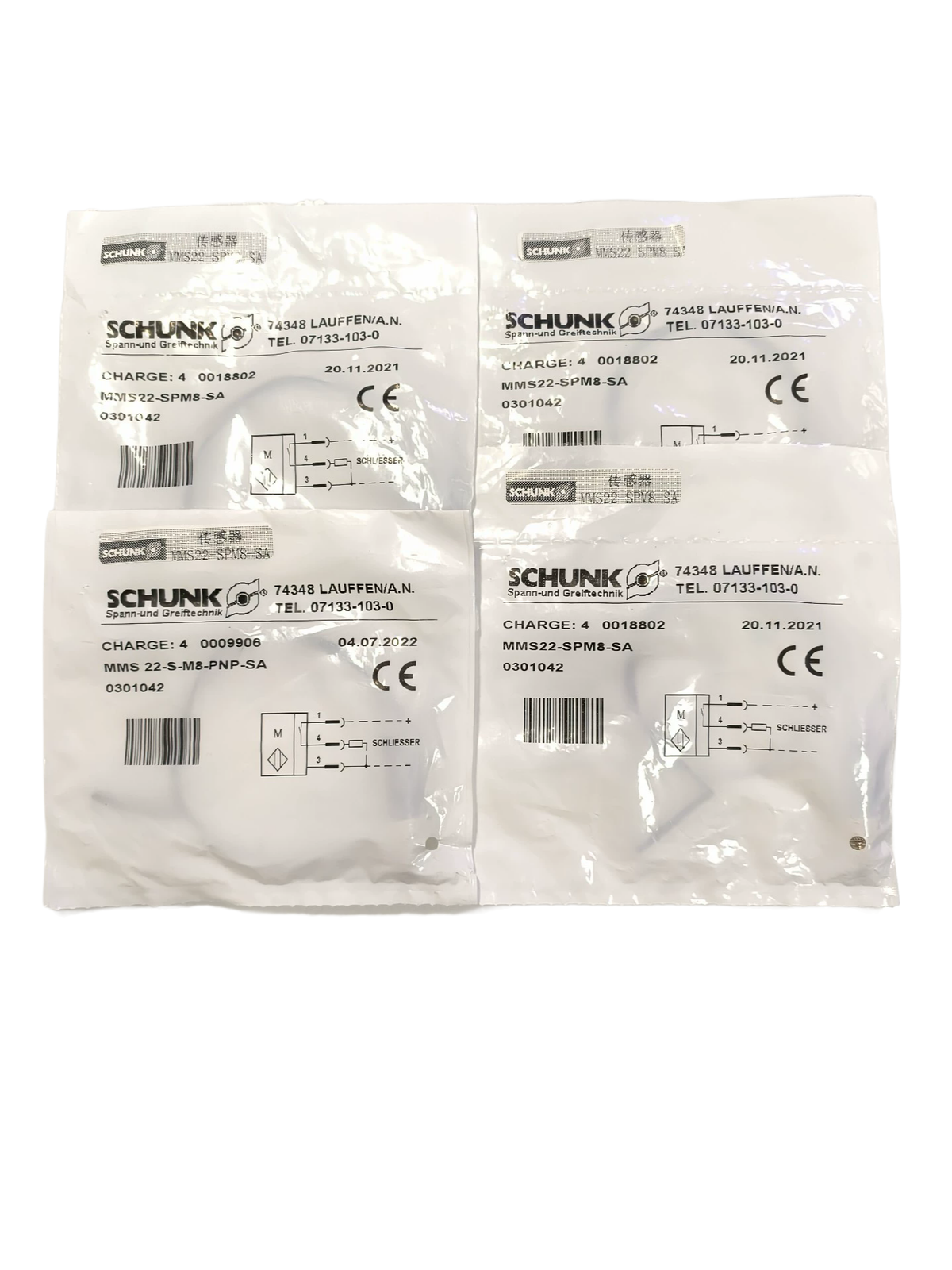 1PC  SCHUNK MMS22-SPM8-SA 0301042 Magnetic Switch Free delivery