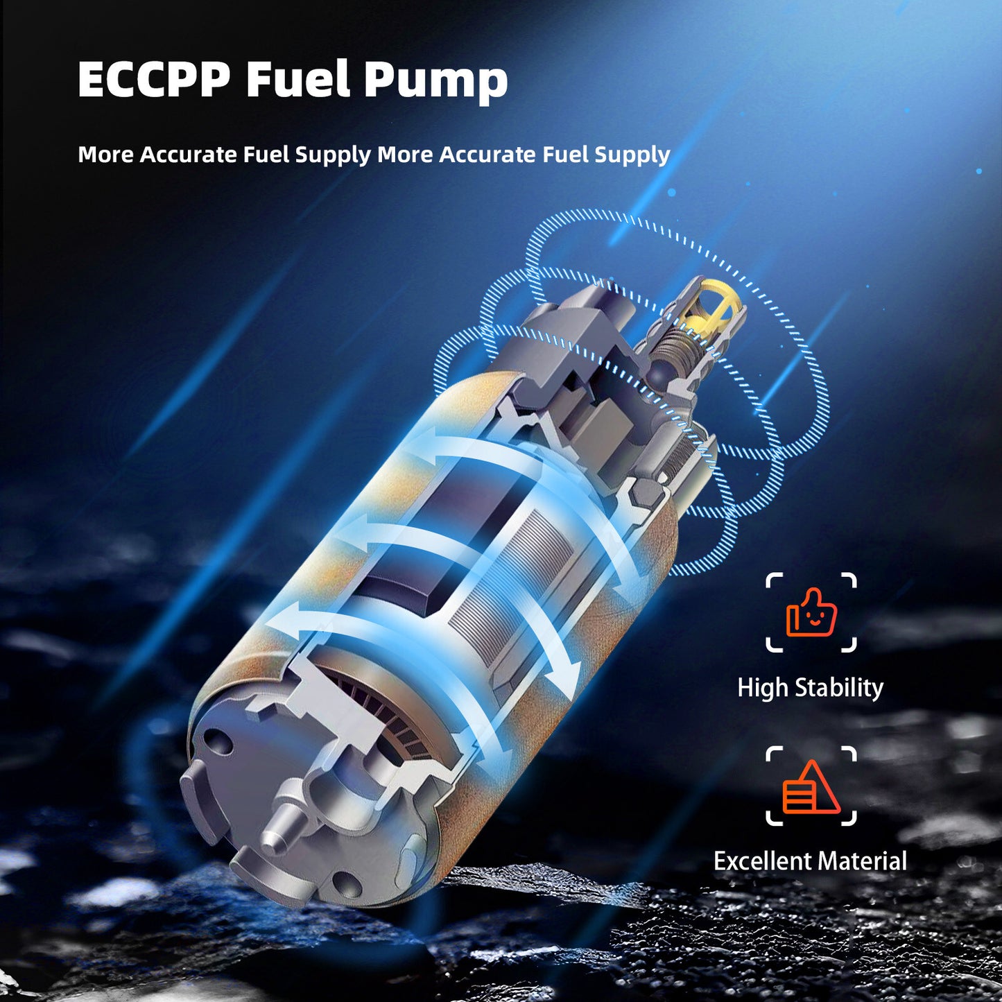 Fuel Pump Module Assembly For GMC Sierra Chevrolet Silverado 4.8L 5.3L 1999-2004