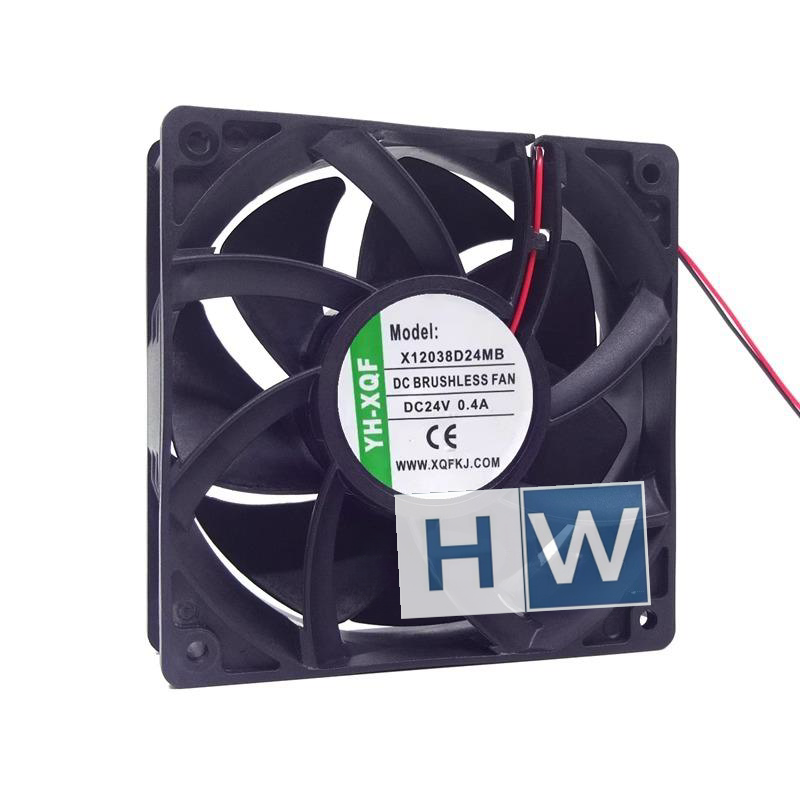 1PC YH-XQF X12038D24HB 0.6A 24V 120*38MM 12CM High Air Volume Inverter Fan