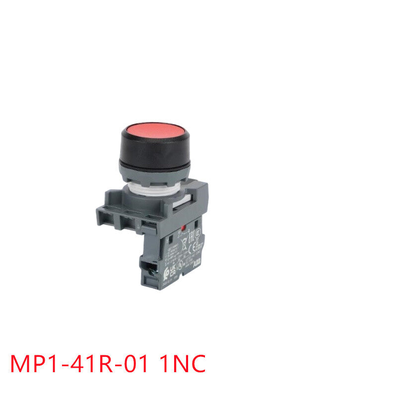 1PC  ABB Button Switch MP1-41R-01 1NC Self Reset Red