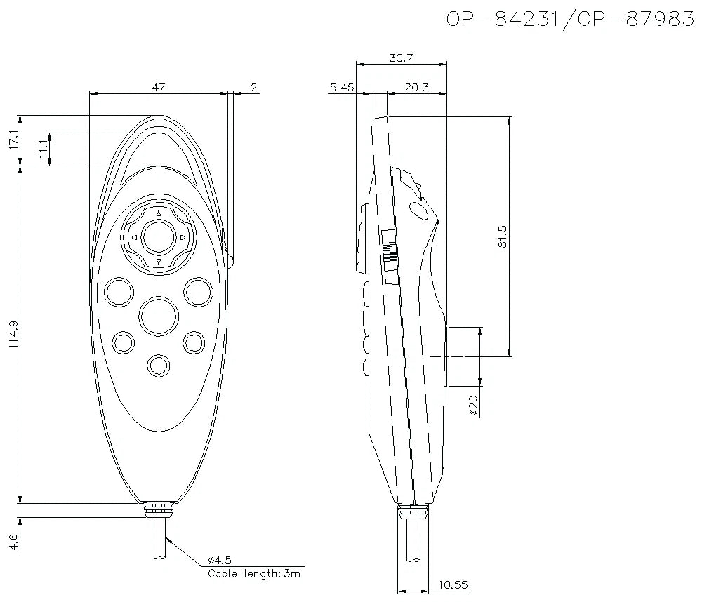 KEYENCE OP-87983  shipping #P