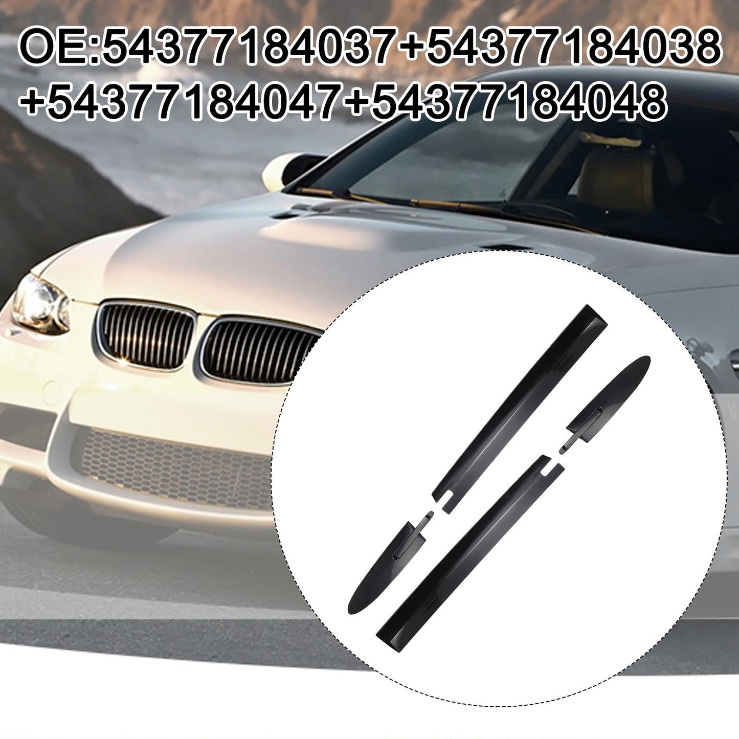 Hinge Covers Designed to Fit Various For BMW Convertible Models Easily