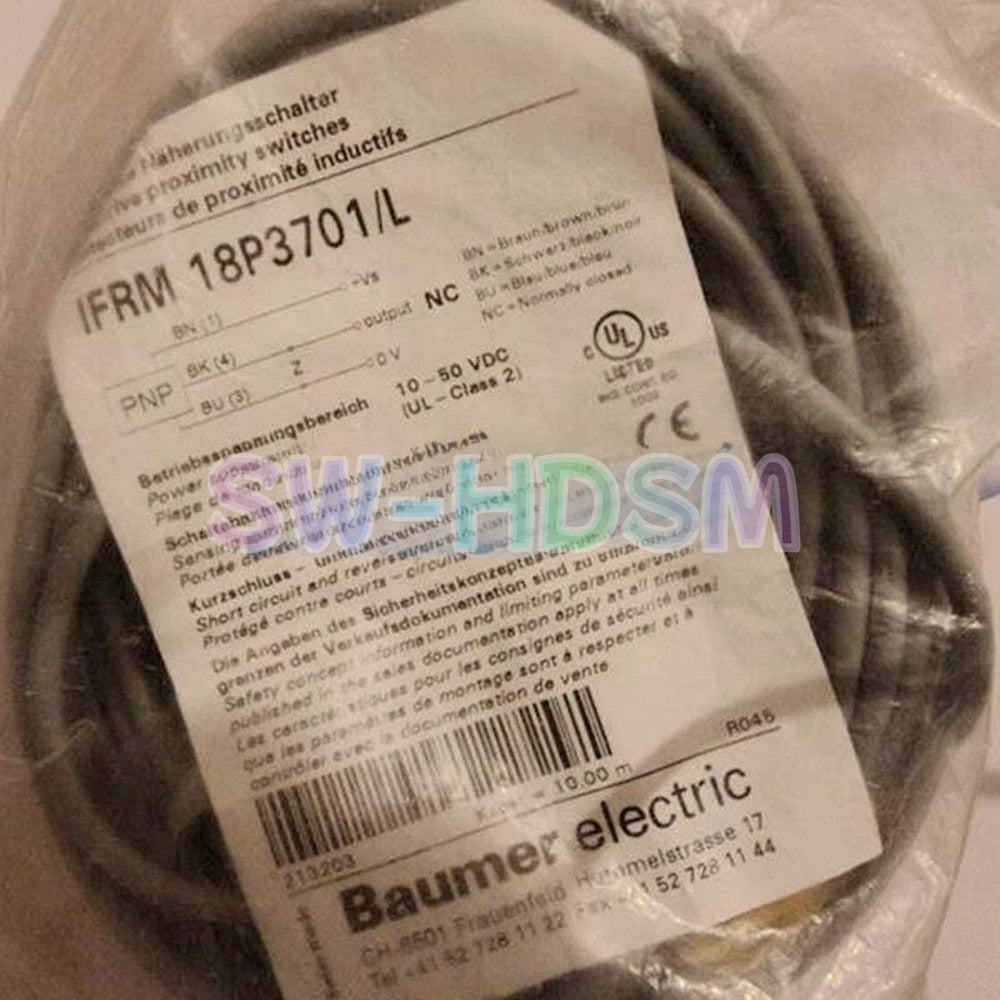 1PCS  for Baumer Proximity Switch IFRM 18P3701/L 10-50 VDC Freight Free