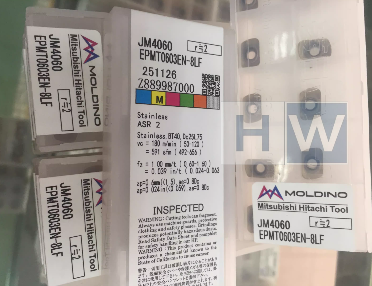 10PCS/box MOLDINO Hitachi CNC Blade EPMT0603EN-8LF JM4060