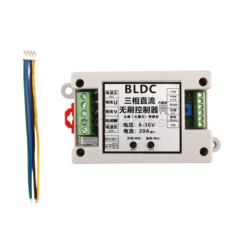 ZS-X14 400W BLDC 3-phase DC Brushless Driver Control Board Motor Controller DIY