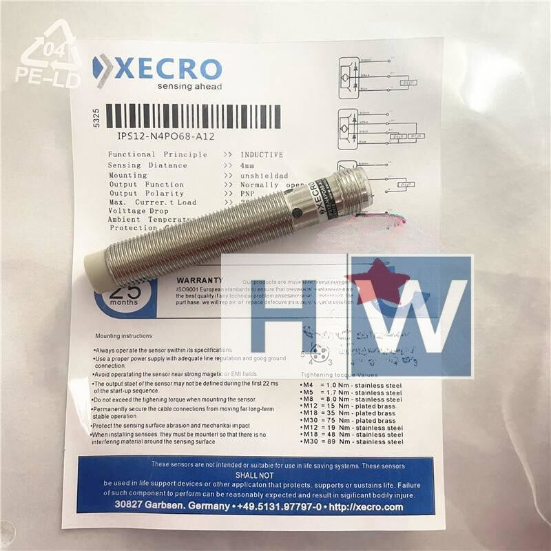 1PC XECRO IPS12-N4PO68-A12 Escalator Handrail Detection Sensor