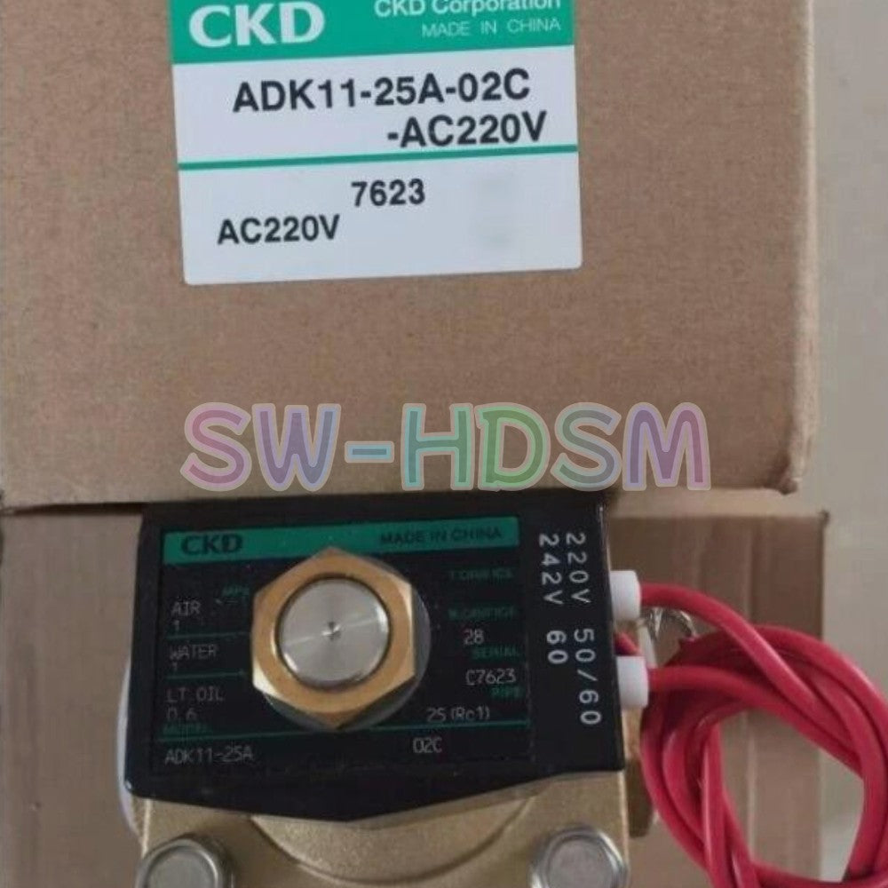 1PCS  For CKD solenoid valve ADK11-25A-02C-AC220V ADK11-25A-02C AC220V