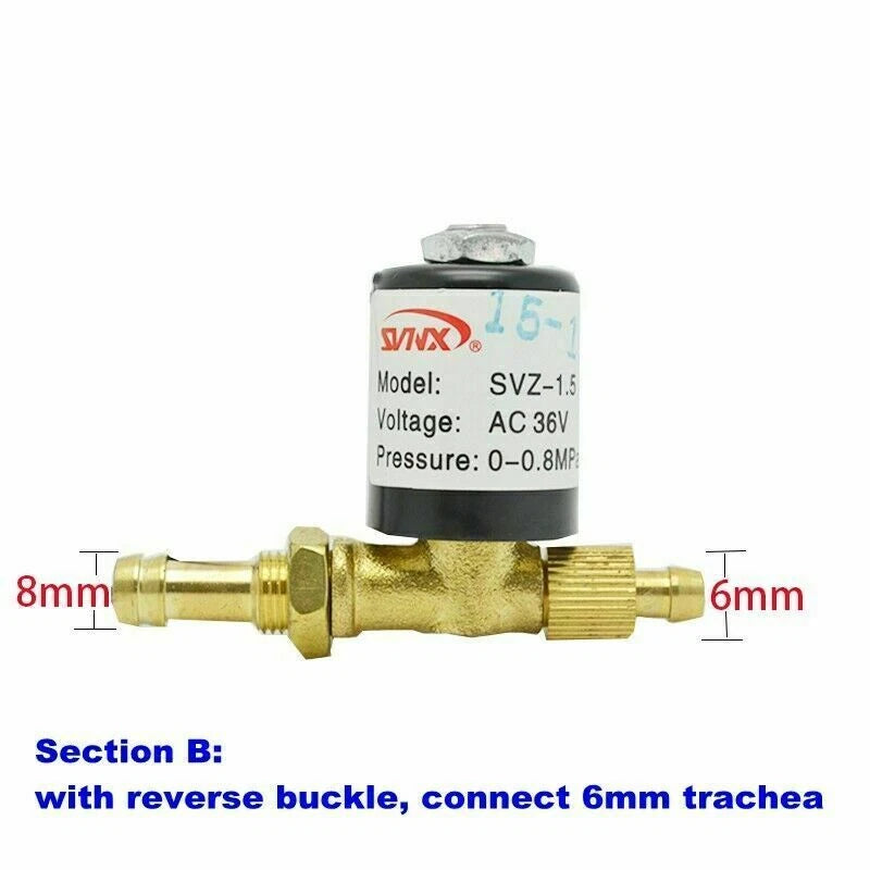 1x VZ1.5 VZCT2.2 220V DC24AC36 Solenoid valve inverter argon arc welding machine