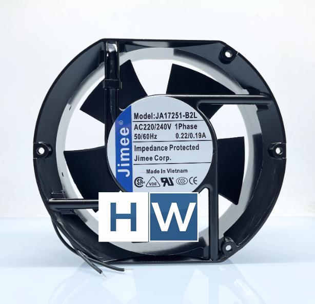 1PC JA17251-B2L 2-wire 220-240V 0.22/0.19A 172*51 Axial Flow Cooling Fan