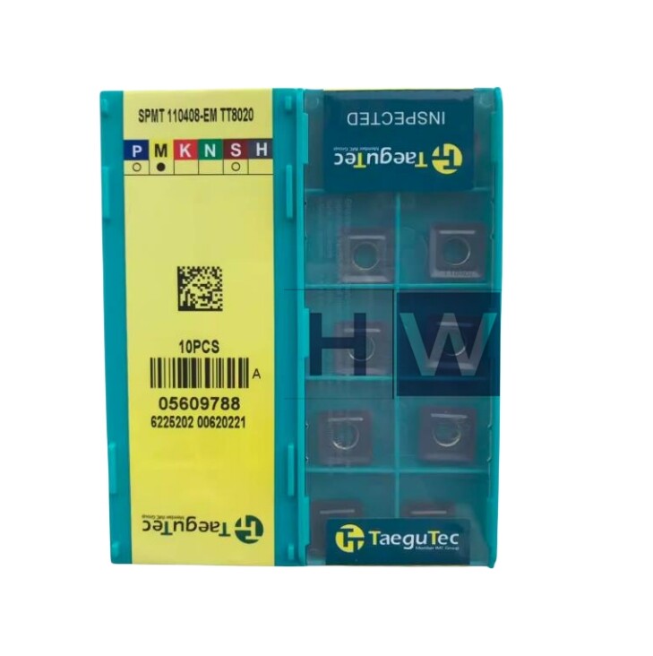 Box/10PCS Taegutec CNC Blade SPMT110408EM TT8020 SPMT110408-EM TT8020