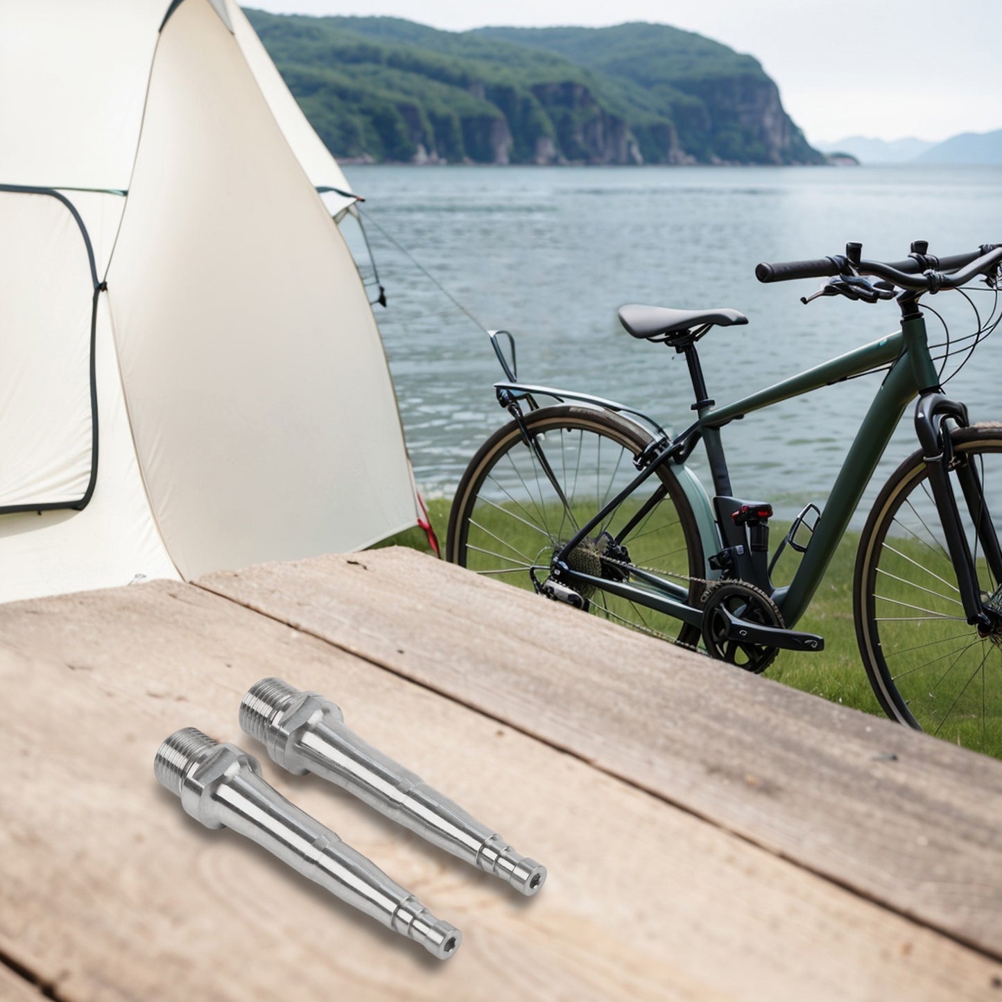 For SpeedPlay Pedal Spindle Axle TC4 Alloy Ultralight 60g for the Cyclist