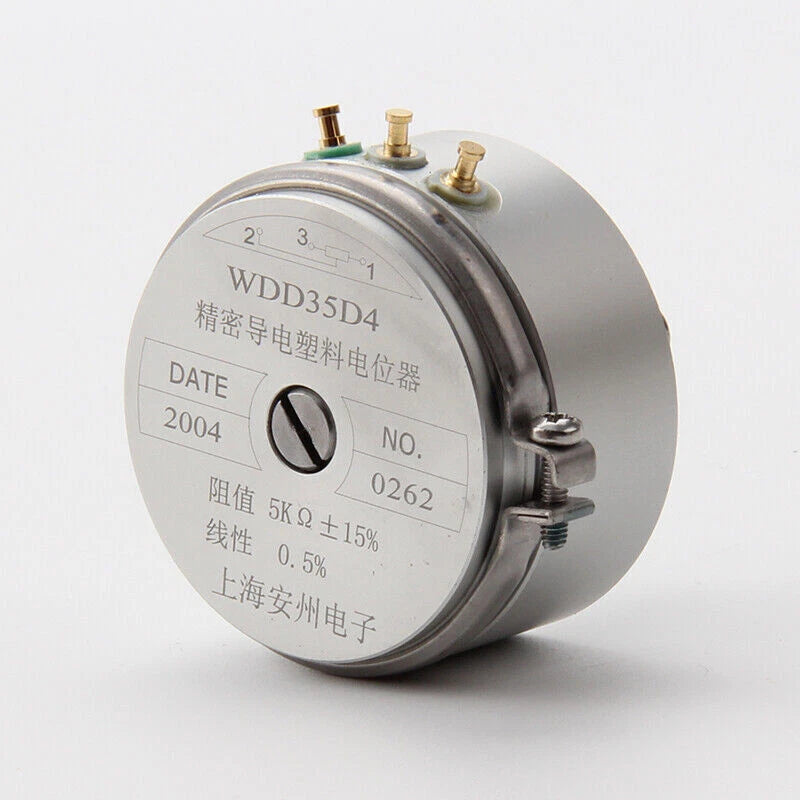 1pcs WDD35D-4 1K 2K 5K 10K 0.5% 18mm Precision conductive plastic potentiometer