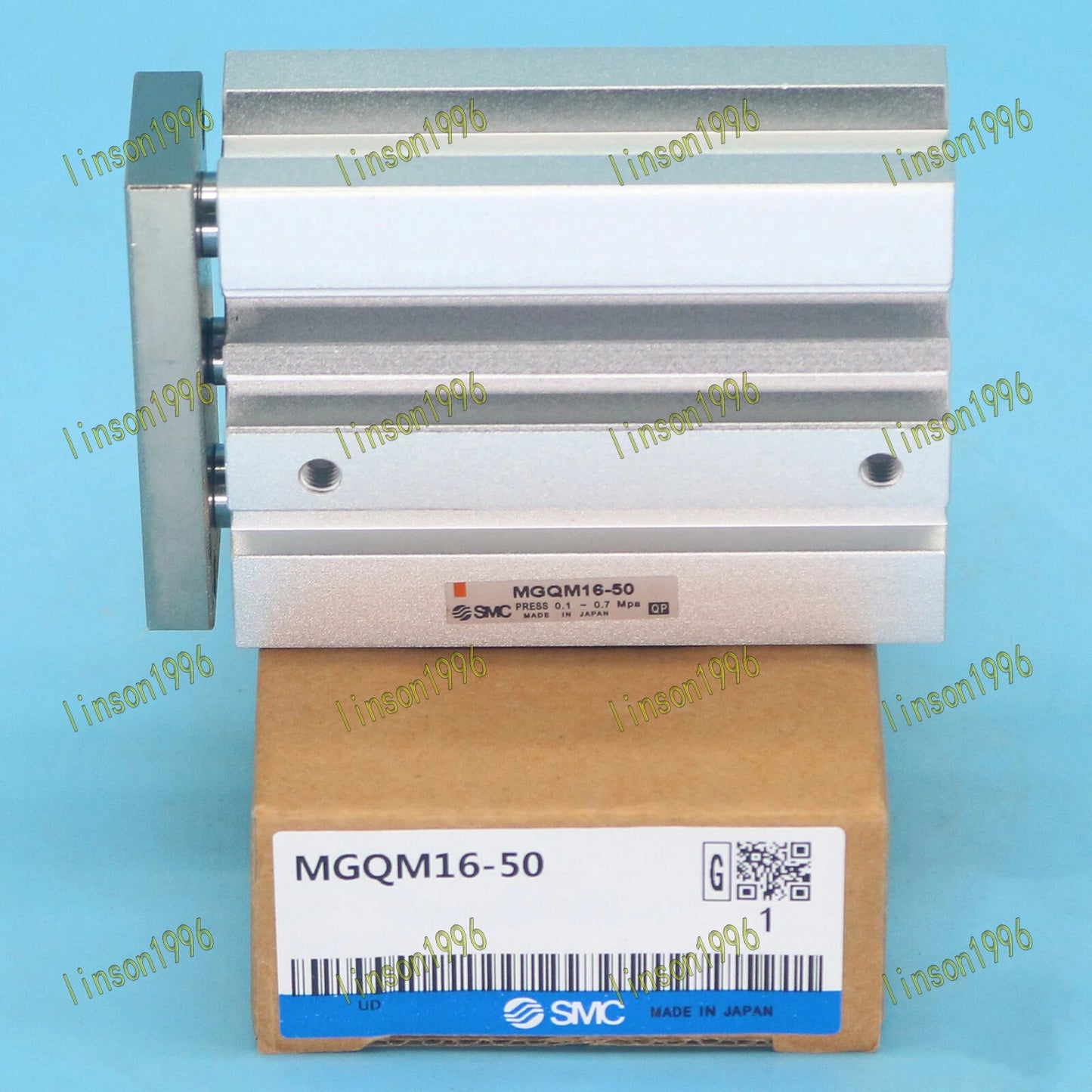 SMC MGQM16-50 Guide Rod Cylinder In Box Free Ship #P
