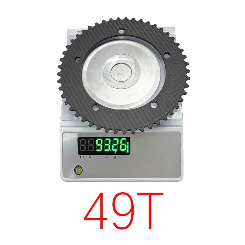 Carbon Fiber Chainring for Fixed Gear Track Bike BCD144 49T 53T 58T Options