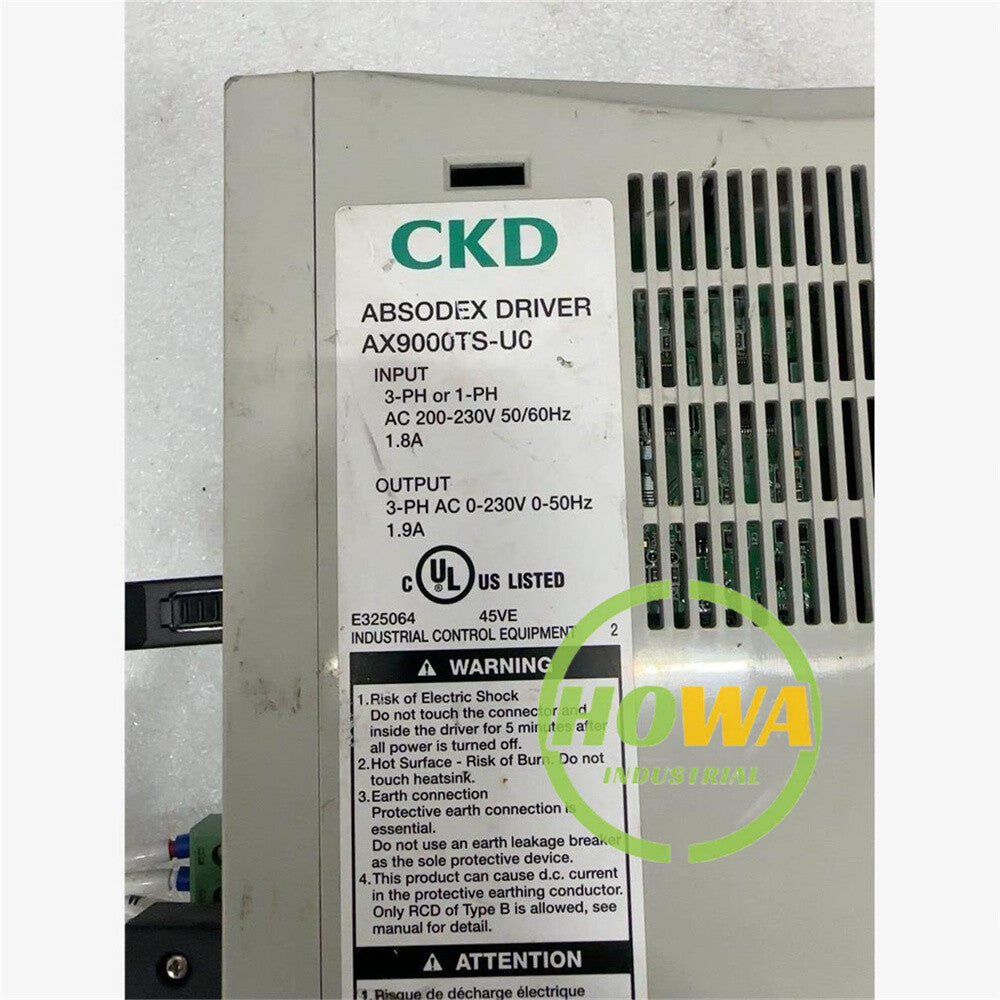 CKD ABSODEX DRIVER AX9000TS-U0  Test Servo Driver One /piece