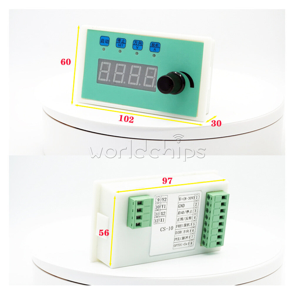 Adjustable Speed RPM Stepper Servo Motor Driver Controller Board Speed Reversal