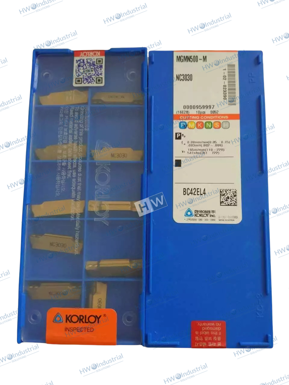 10piece/Box MGMN500-M NC3030 CNC Slotting Cutting Groove Cutter Blade KORLOY