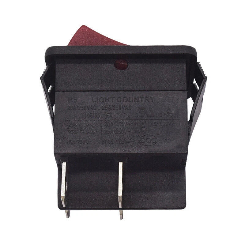 1PC Light Country R5 4pin Red Rocker Switch 2position 25A 250V