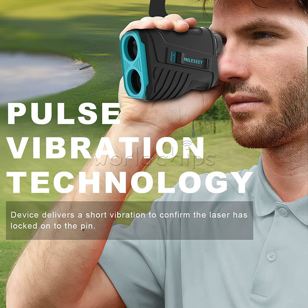 PF210 Outdoor 600M Handheld Laser Ranging Telescope Slope Golf Rangefinder LCD