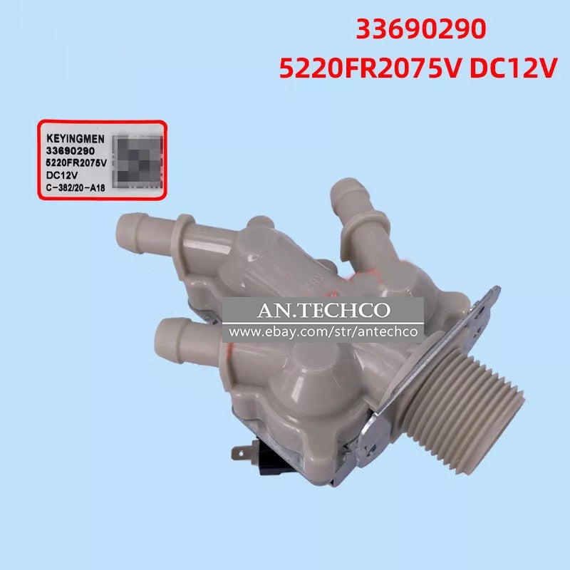 Inlet Solenoid Valve 5220ER2075V Inlet Valve For Drum Washing Machine Three Head