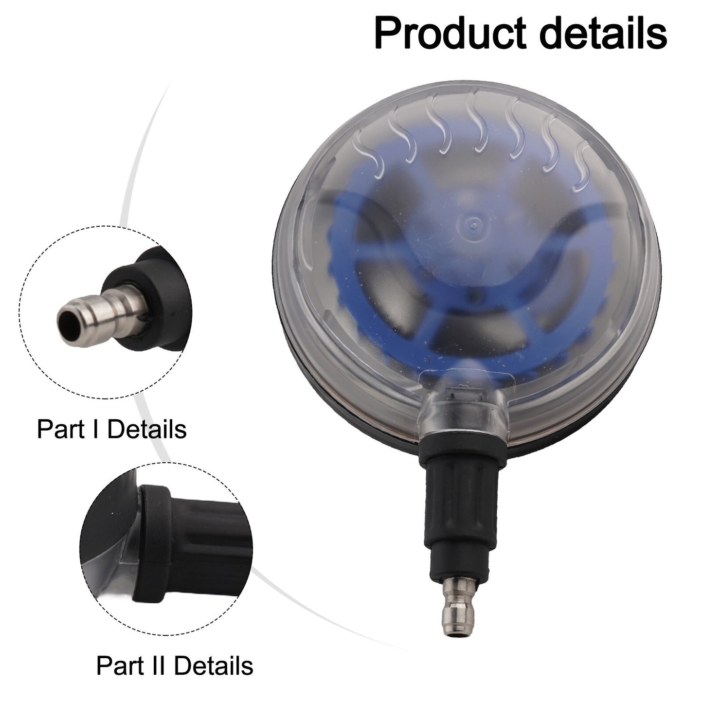 Optimal Cleaning Efficiency with Rotating Brush for High Pressure Washers