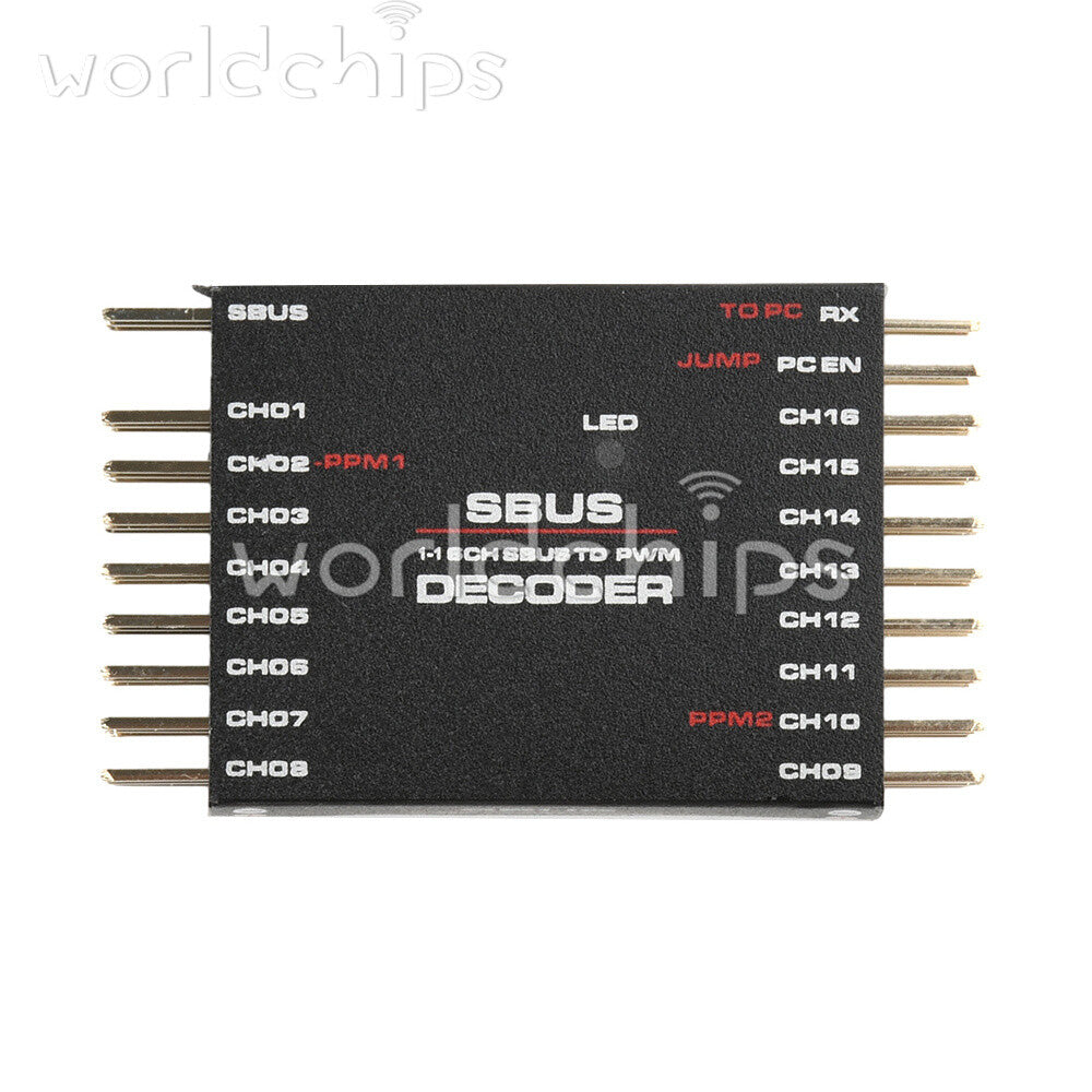 DIY SBUS To PWM/PPM Decoder 16 Channel Converter Receiver Signal Transverter