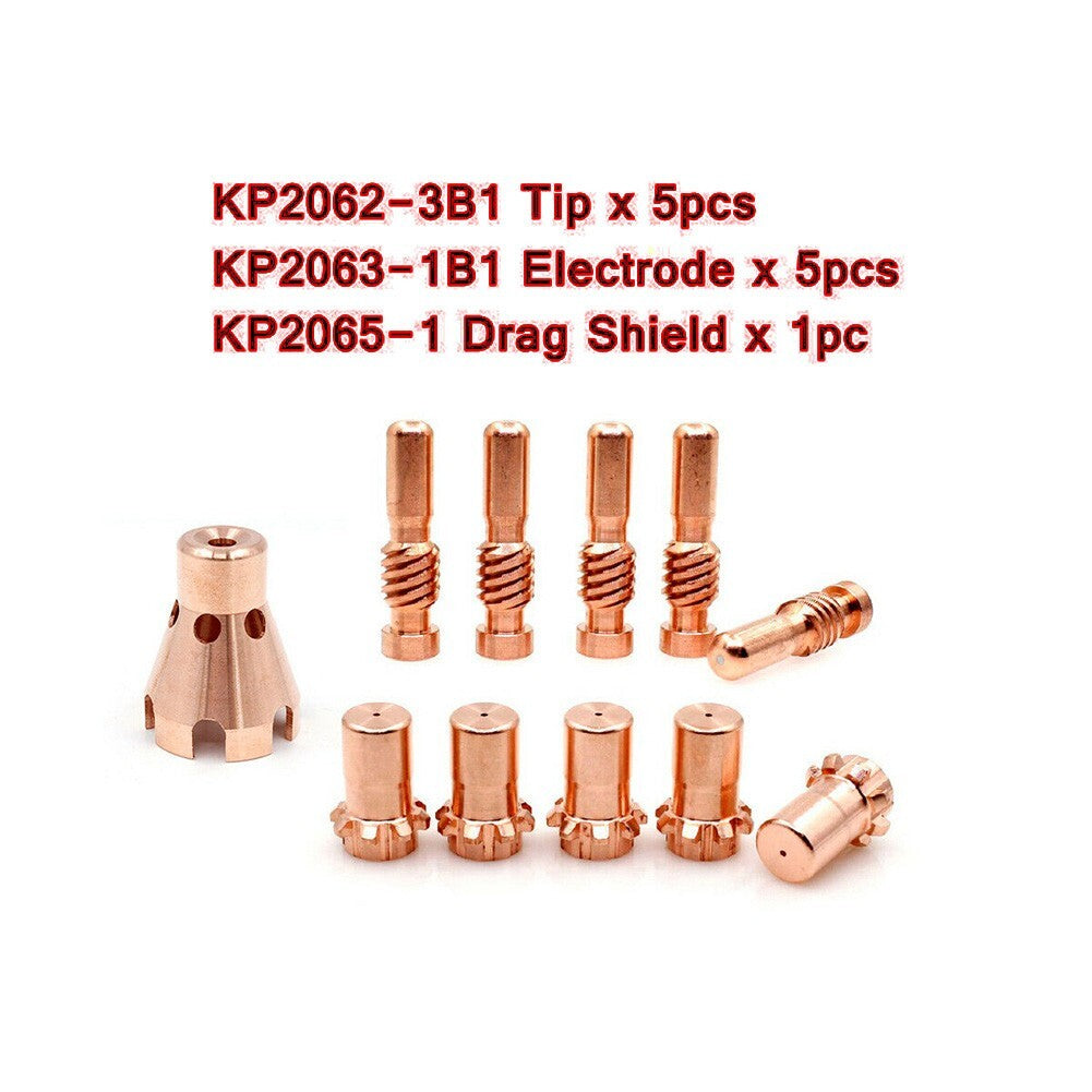 11pcs For Electric-ProCut 25 /55 /80 Torch Electrode Tip KP2062-3B1,KP2065-1
