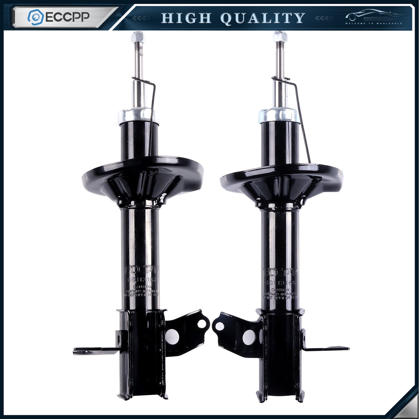 Rear Pair Struts Shocks For 1995-1998 Mazda Protege 1.5L 1.8L FWD Left Right