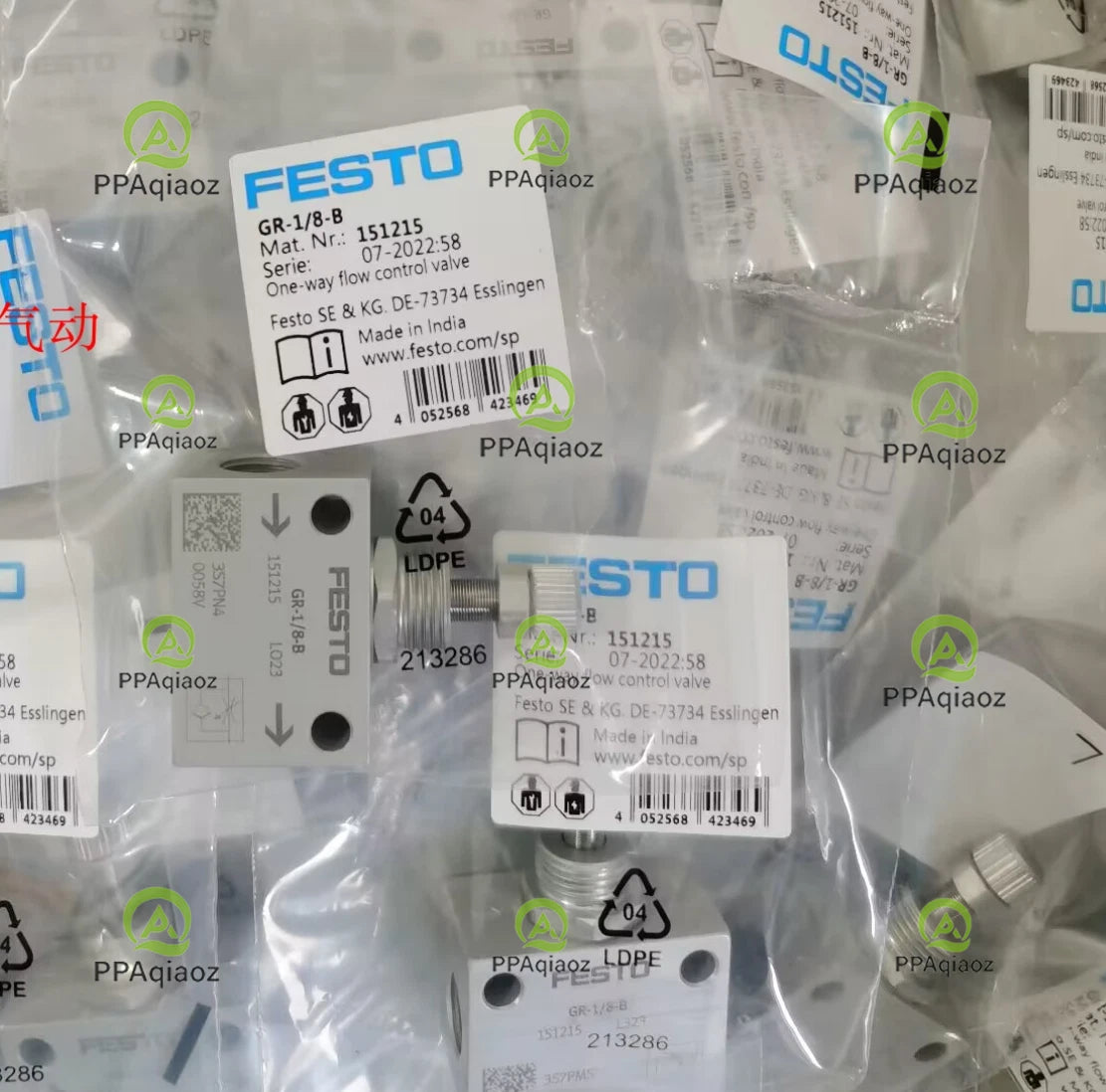 1PC  FESTO GR-1/8-B 151215 solenoid valve Free Shipping