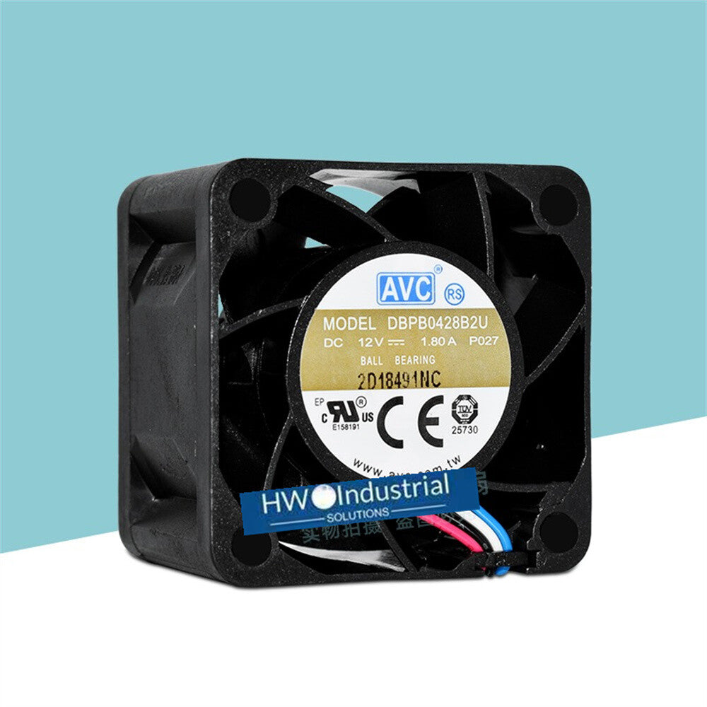 1/piece  AVC DBPB0428B2U 4028 12V 1.80A 4CM Server Cooling Fan