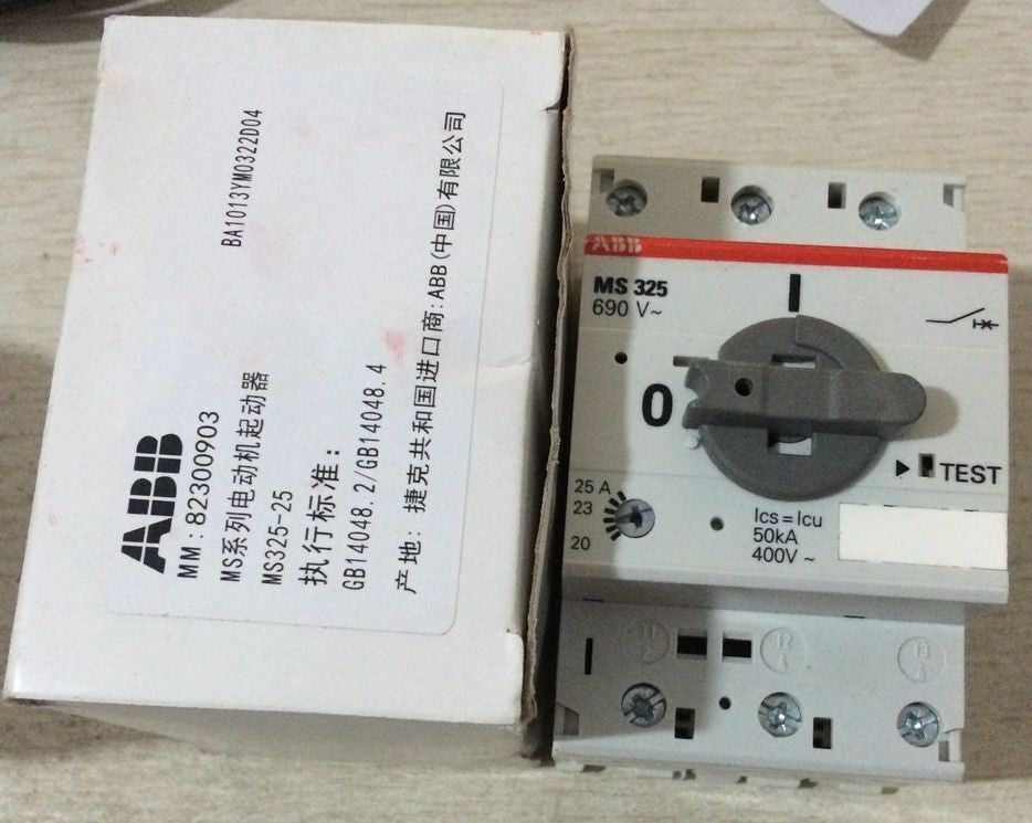 1PC For ABB MS325-25 Manual Motor Starter Circuit breaker