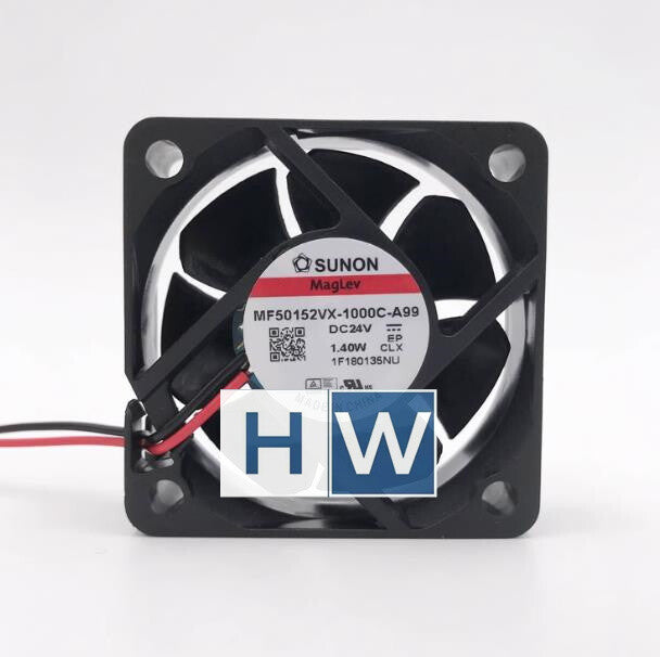 1PC MF50152VX-1000C-A99 2-wire 5cm 5015 24V 1.40W Inverter Cooling Fan