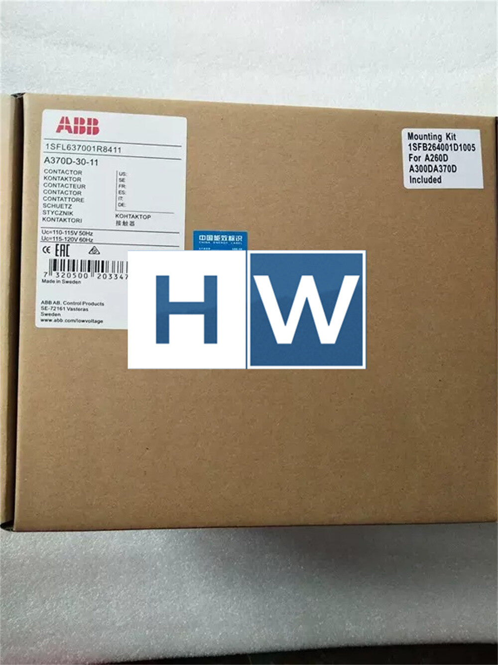 1/piece  ABB AC contactor A370D-30-11 Coil Voltage 110-120V